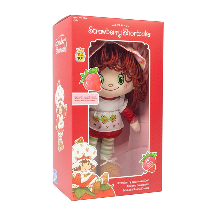 Strawberry Shortcake 14-Inch Classic Rag Doll - Soft Plush Yarn Hair image 5