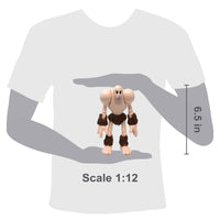 Boss Fight Studio Llc The Goon Popeye Classics 1:12 scale action figure with fur details shown held in hands for size reference