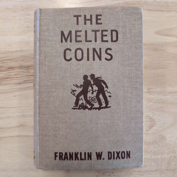 23 The Melted Coins (Brown): Vintage Hardy Boys Book image 0