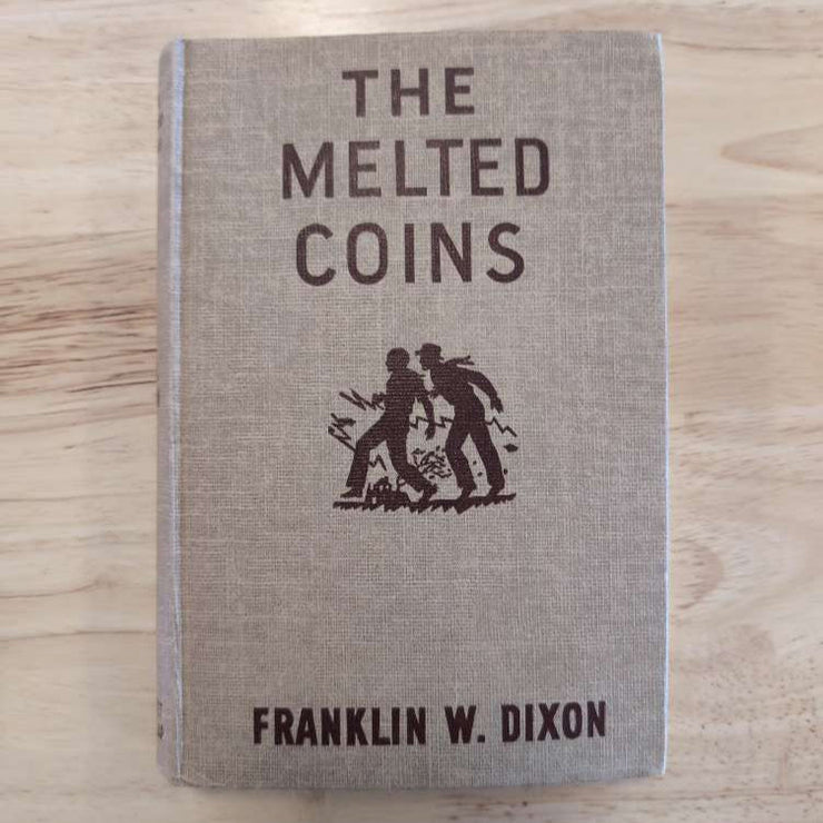 23 The Melted Coins (Brown): Vintage Hardy Boys Book image 0