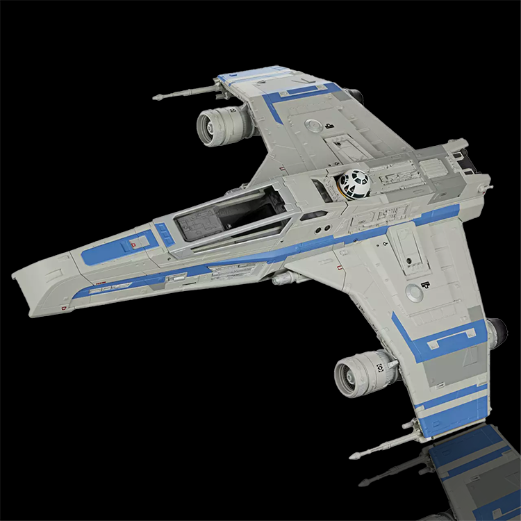 New Republic E-Wing and KE4 Vehicle Star Wars Vintage Collection VC image 1