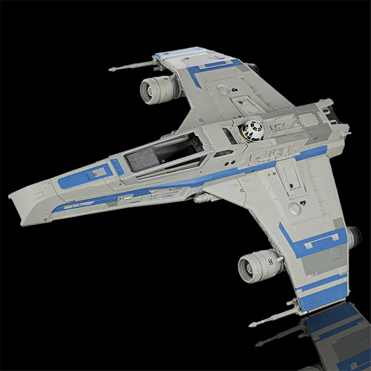 New Republic E-Wing and KE4 Vehicle Star Wars Vintage Collection VC image 1