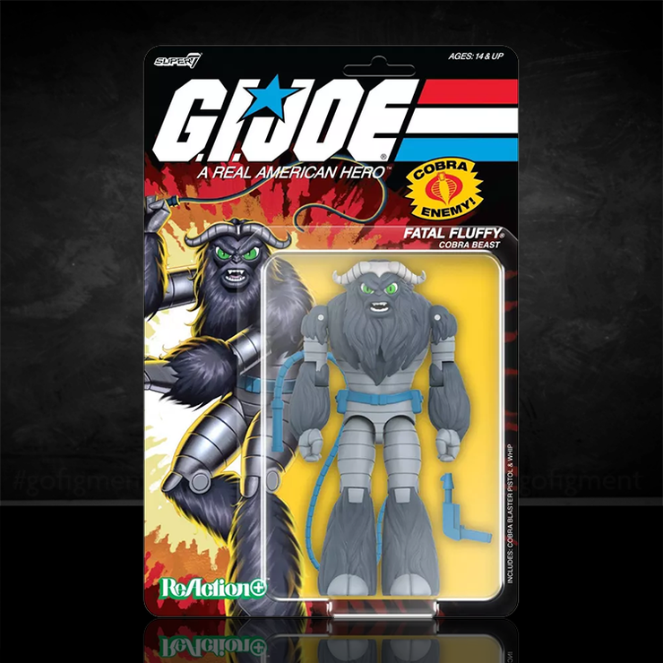 GI Joe Fatal Fluffy Action Figure 3.75" With O-Ring Super7 + image 0