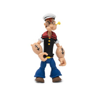 Boss Fight Studio Llc Popeye Classics figure in sailor shirt with red collar, white hat, blue pants, and anchor tattoos on fists