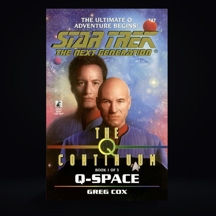 47 Q-Space Star Trek The Next Generation Paperback Book image 0