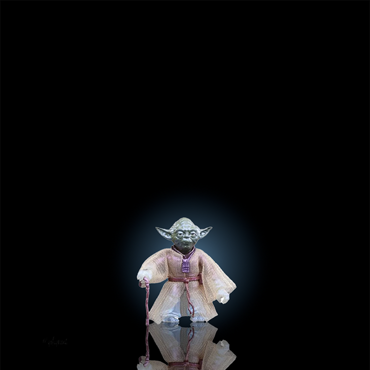 Yoda Force Ghost Action Figure Star Wars Black Series 1:12 Scale image 1