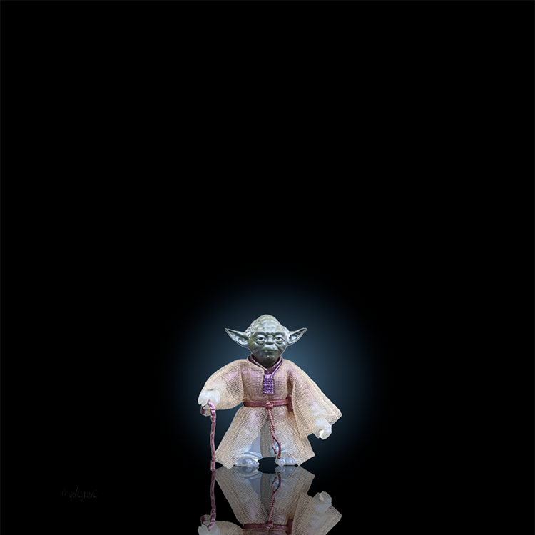 Yoda Force Ghost Action Figure Star Wars Black Series 1:12 Scale image 1