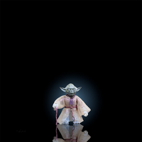 Yoda Force Ghost Action Figure Star Wars Black Series 1:12 Scale image 1