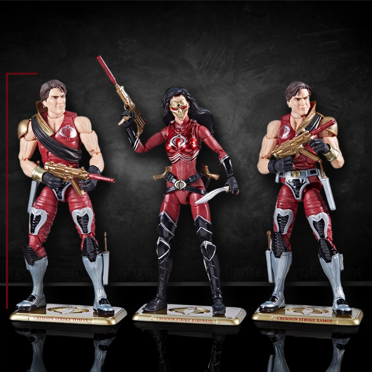 GI Joe Classified Series COBRA 3 Pack Baroness, Tomax and Xamot | Lot 1:12 image 1