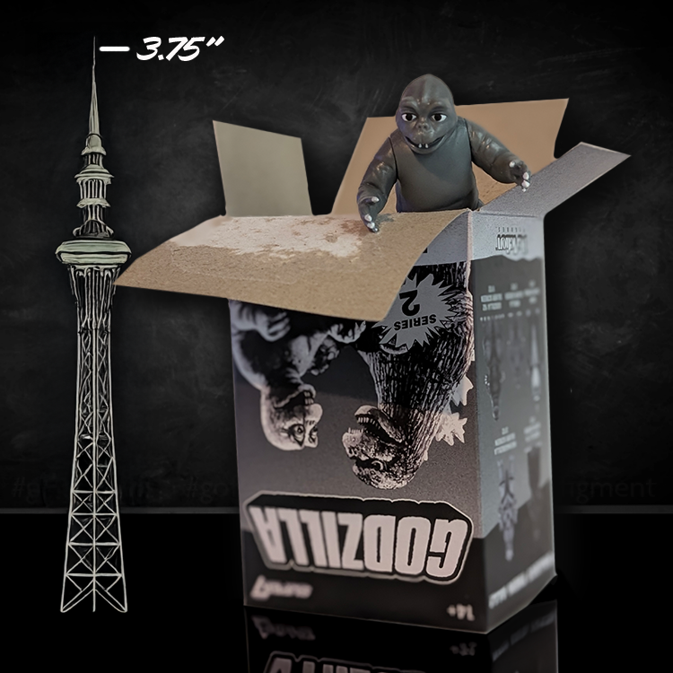 Minilla Baby Godzilla Screen Edition Action Figure 1:18 LOOSE image 2