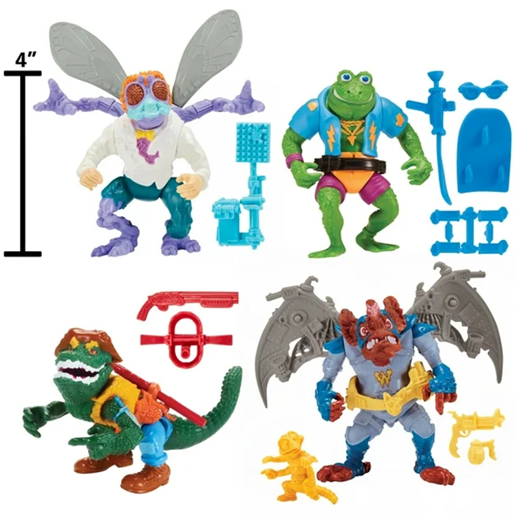 Leatherhead TMNT Classic Mutants Action Figure 4.5 inch image 1