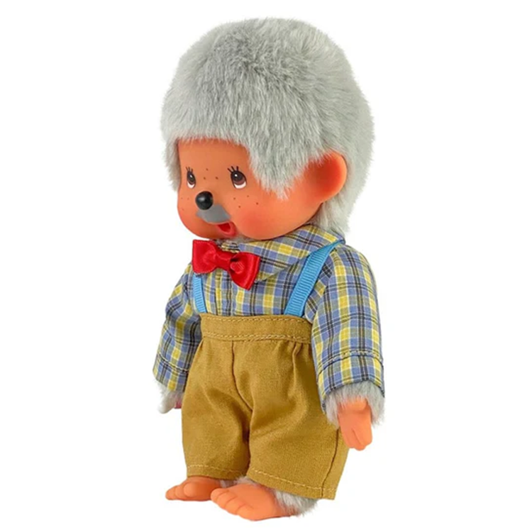 Monchhichi GrandPa 7" Plush Toy - Classic Collectible Thumb-Sucking Monkey image 1