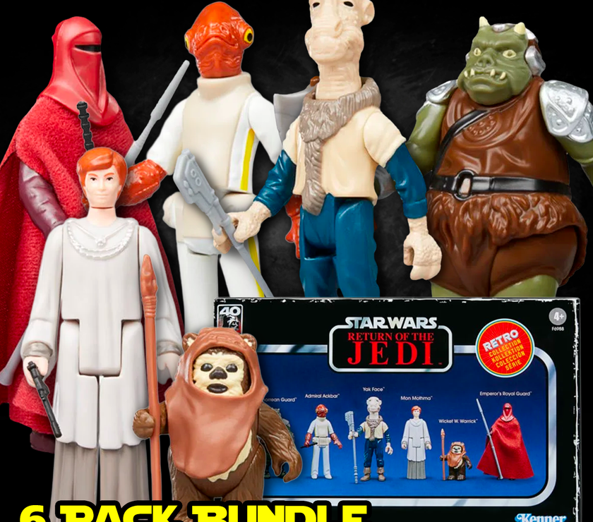 Kenner Star Wars Retro Collection 6-pack Return of the Jedi action figures set vintage style new in box