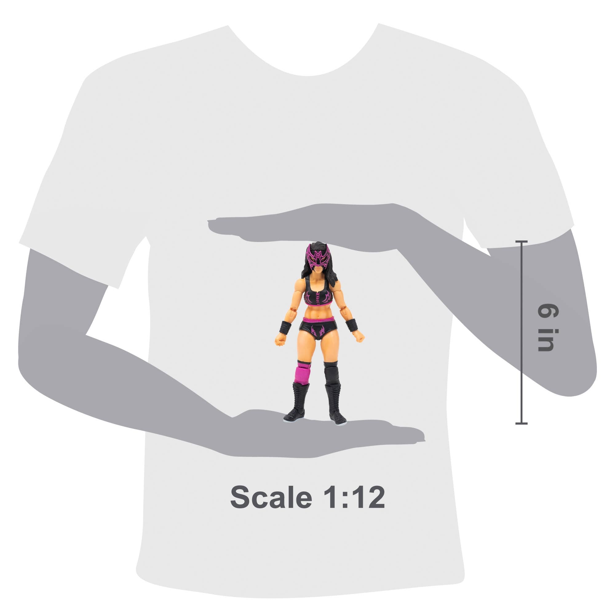 Lady Maravilla Legends of Lucha Libre Premium 6" Action Figure (1:12 Scale) – Wave 2 Collector Edition