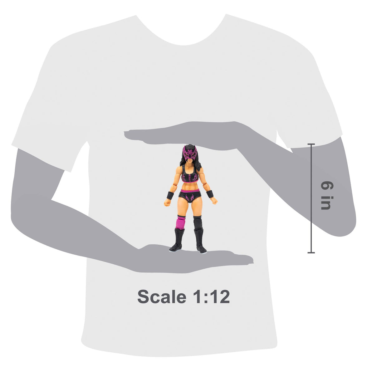 Lady Maravilla Legends of Lucha Libre Premium 6" Action Figure (1:12 Scale) – Wave 2 Collector Edition