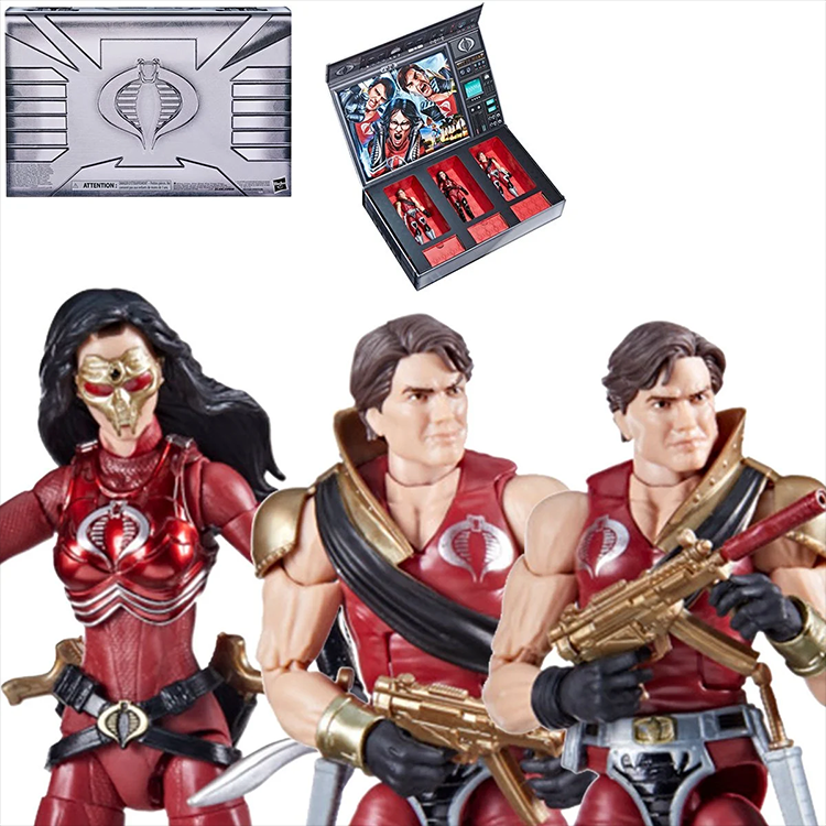 GI Joe Classified Series COBRA 3 Pack Baroness, Tomax and Xamot Lot 1:12 image 3