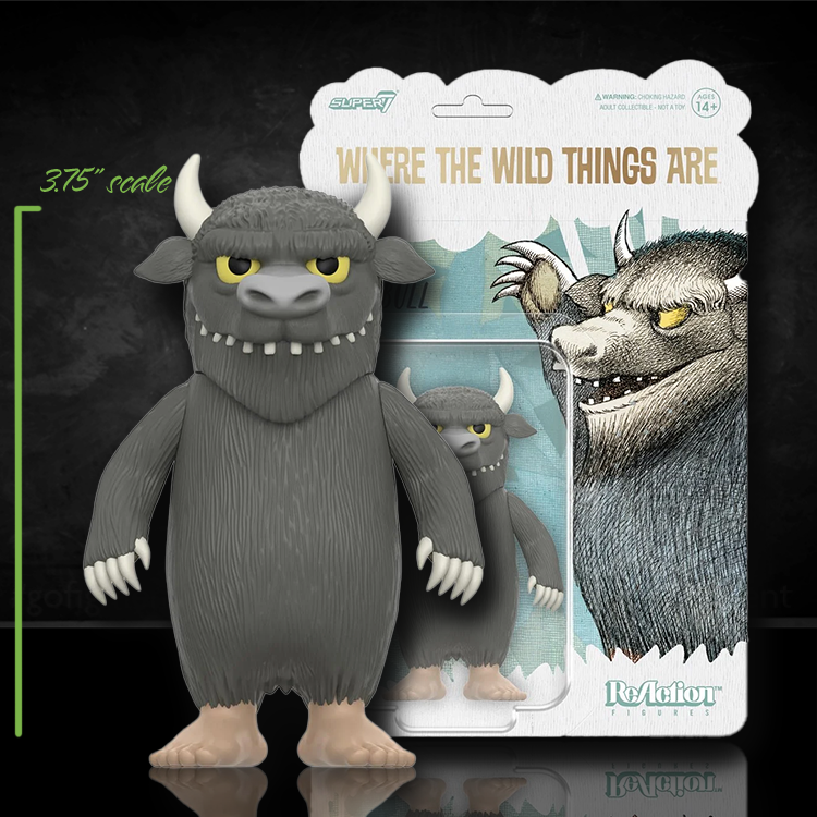 Where the Wild Things Are Bull the Monster Action Figure 3.75" sca image 0