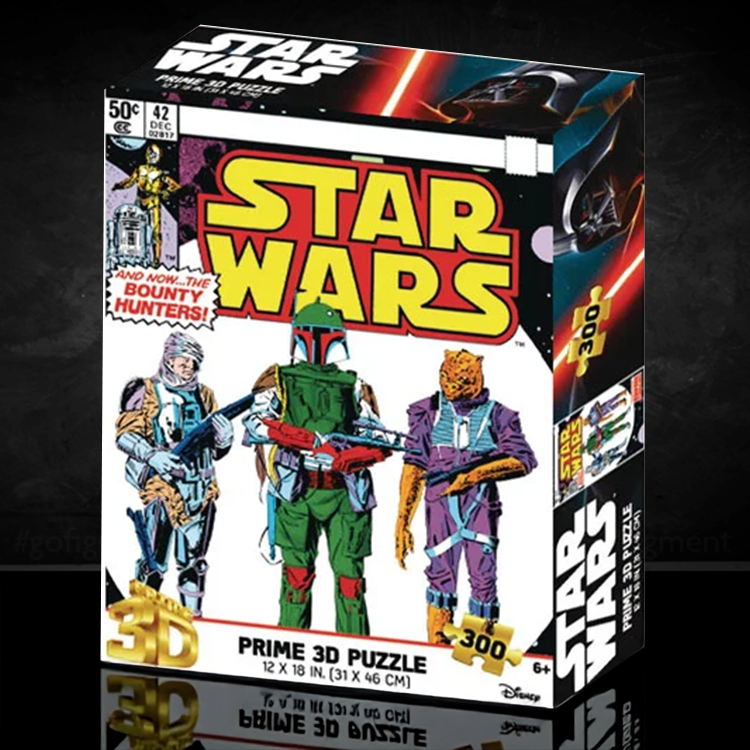 Star Wars 3D Lenticular Effect Puzzle 42 Boba Fett First Prime 3d 300 image 0