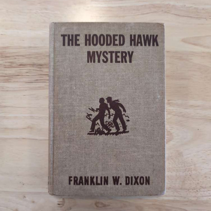 34 The Hooded Hawk Mystery vintage Hardy Boys book by Franklin W. Dixon from Grosset & Dunlap cover view