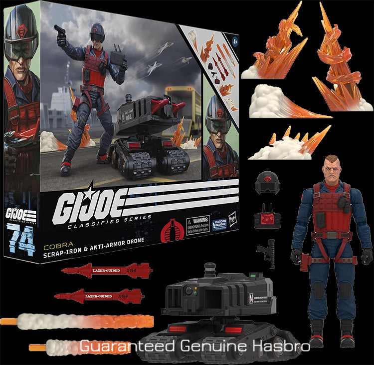 Scrap-Iron & Anti-Armor Drone Action Figure GI Joe Classified Series 6in. image 0