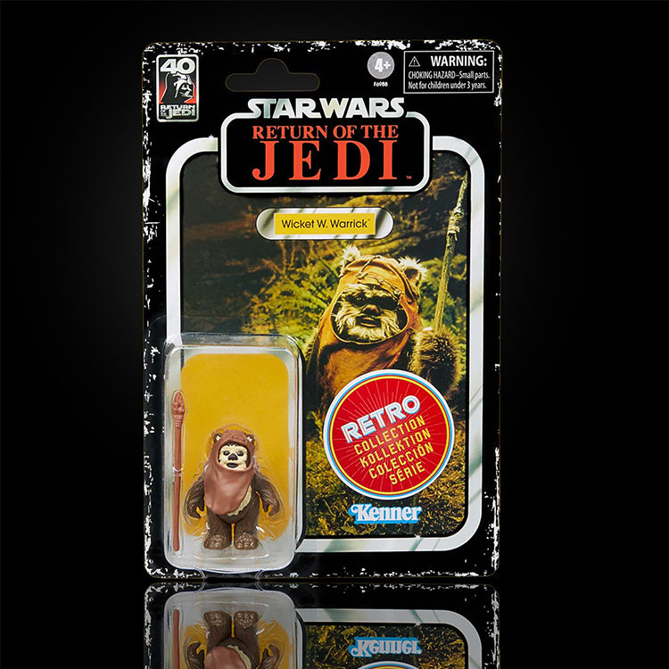 Wicket W. Warrick Star Wars Retro Collection Action Figure 1:18 Scale ROTJ image 0