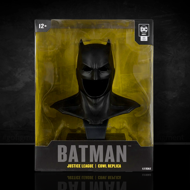 DC Direct Prop Replica Wave 3 Batman Justice League 2017 1:3 Scale Cowl image 0