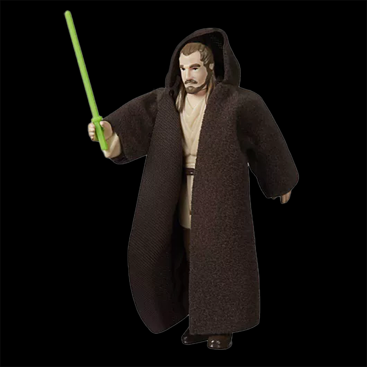 Qui-Gon Jinn Star Wars Retro Collection Action Figure 1:18 Scale TPM image 1