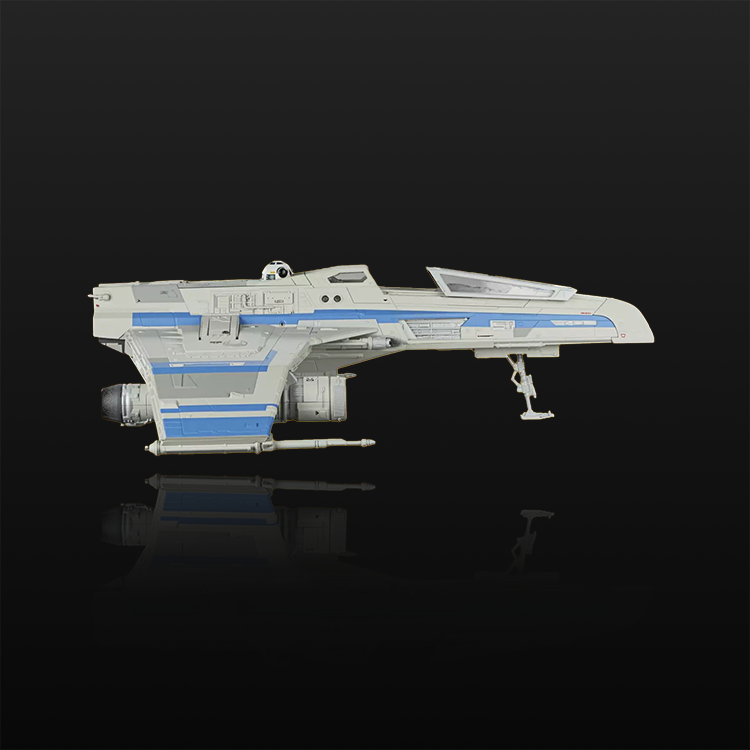 New Republic E-Wing and KE4 Vehicle Star Wars Vintage Collection VC image 4