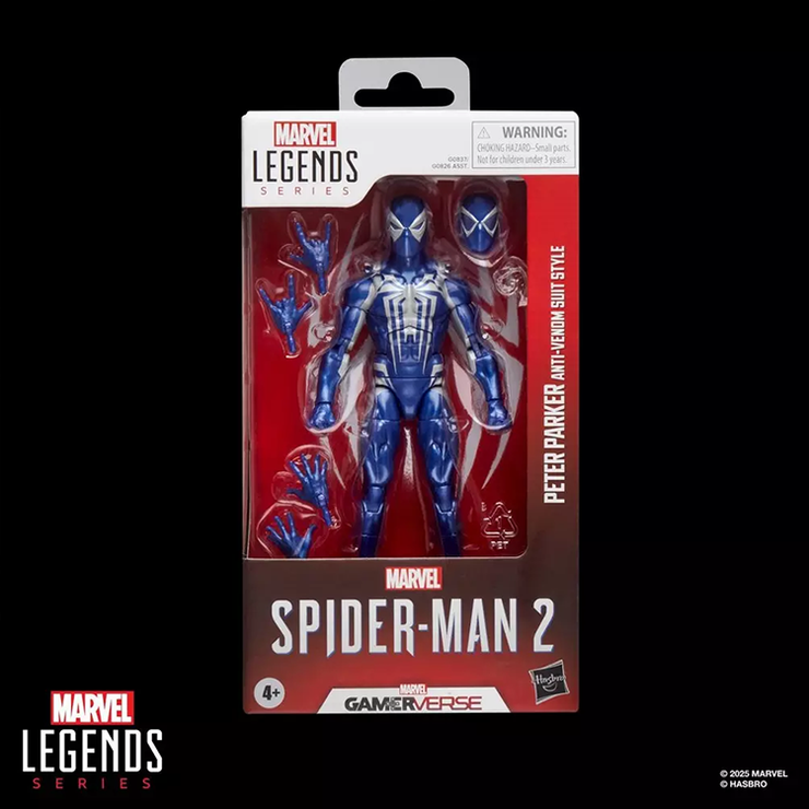 Peter Parker Anti-Venom Suit Spider-Man 2 Gamer Verse 6" Action Figure image 0