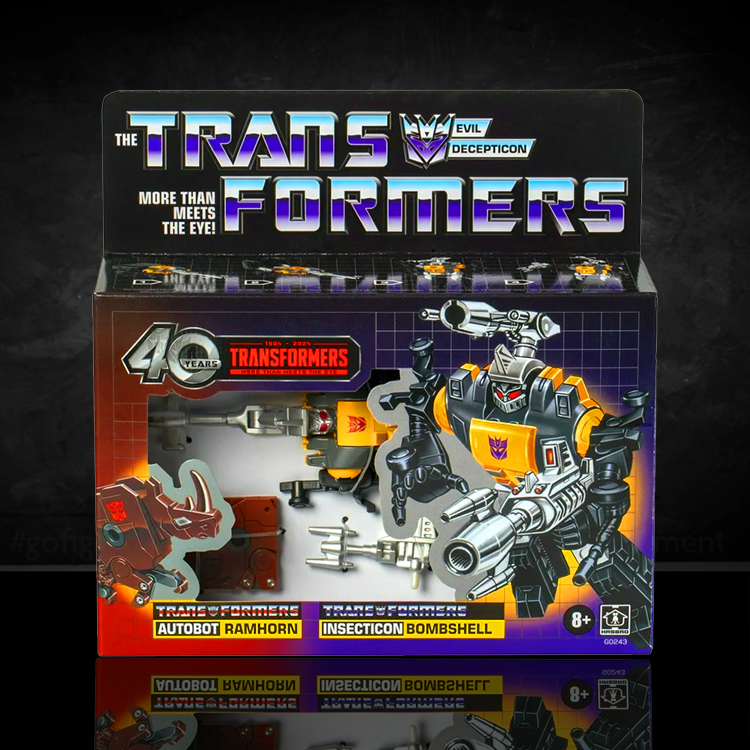Bombshell and Ramhorm Transformers Retro 40th Anniversary G1 Action Figure image 0