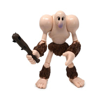 Boss Fight Studio Llc The Goon Popeye Classics figure with smooth skin, large shoulders, brown fur details, and club accessory on white background