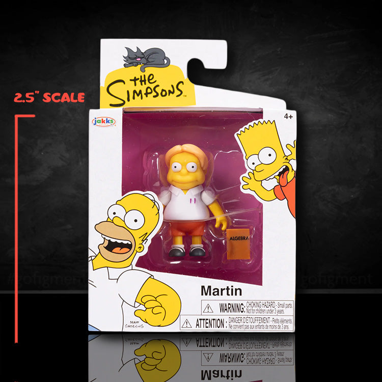 Martin and Dancing Homer COMBO Wave 3 Action Figure The Simpsons 2.5in Scale image 1