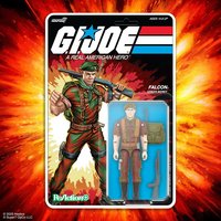 Lt. Falcon Action Figure GI Joe Reaction Plus Series Wave 4 1:18 in blister pack by Hasbro