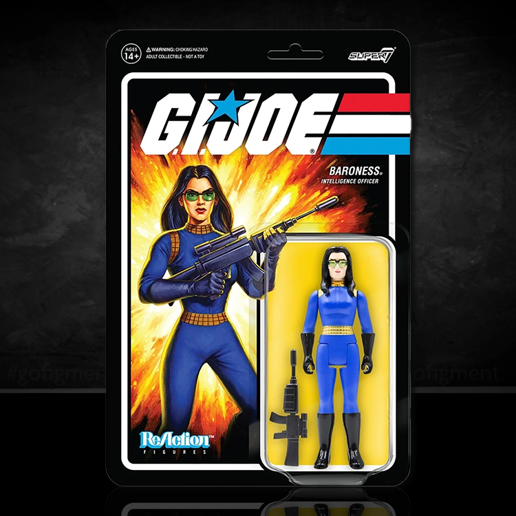 GI Joe  Baroness Cobra Intelligence Officer Action Figure Super7 image 0