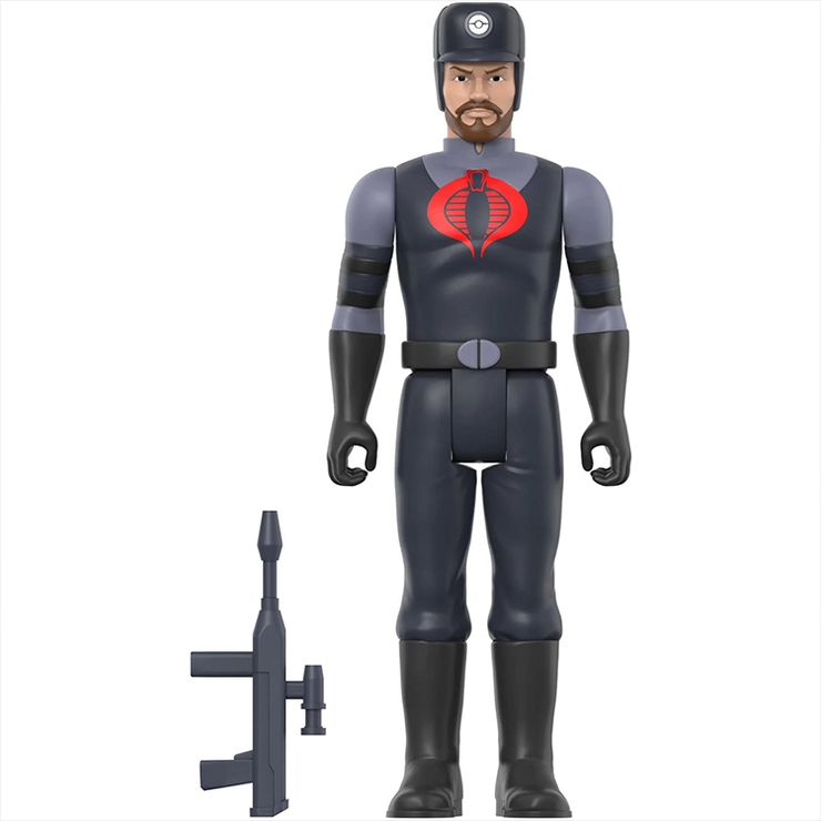 GI Joe  Snakeling Cobra Recruit - (P) Beard Action Figure 3.75" Super7 image 2