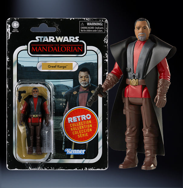 Greef Karga Star Wars Retro Collection Action Figure 1:18 Scale MANDO image 0
