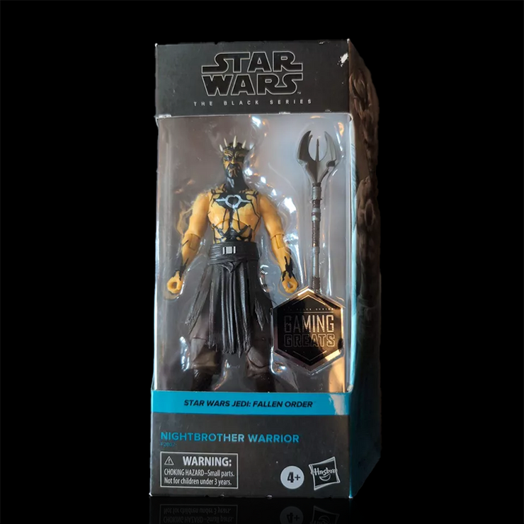 Night Brother Warrior Gaming Greats Star Wars The Black Series Figure image 0