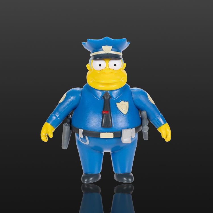 The Simpsons Chief Wiggum Action Figure 2 1/2" Scale image 1