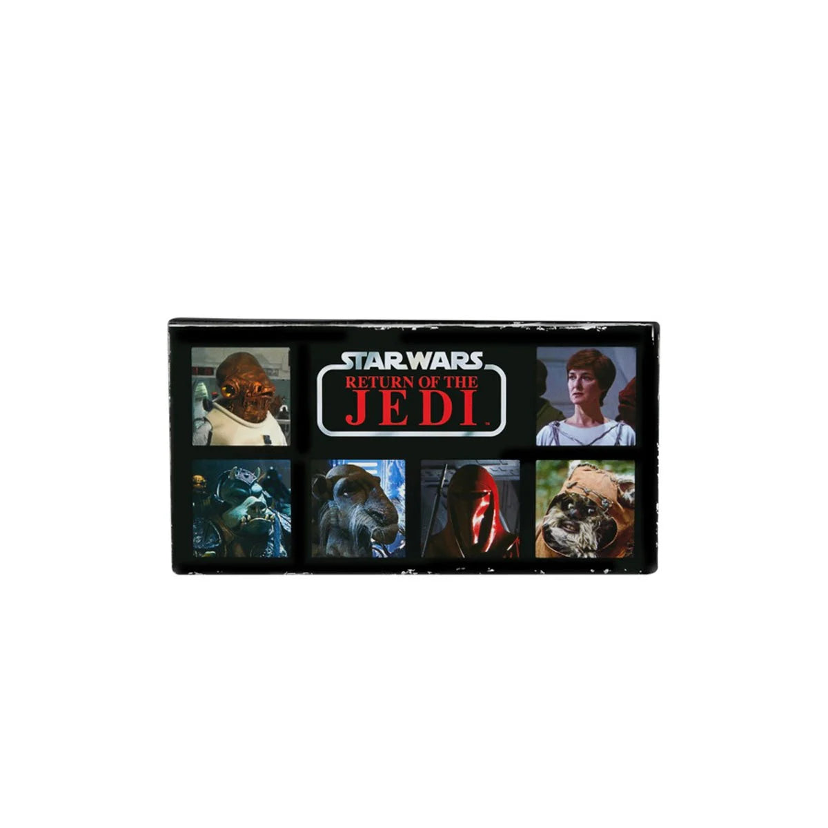 Kenner Star Wars Return of the Jedi vintage collection box featuring iconic characters from the film in retro style