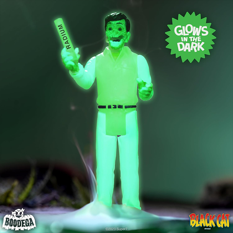 Radium Man From "Black Cat" Horror Mystery- Glow in the Dark Action Figure 3.75 image 2