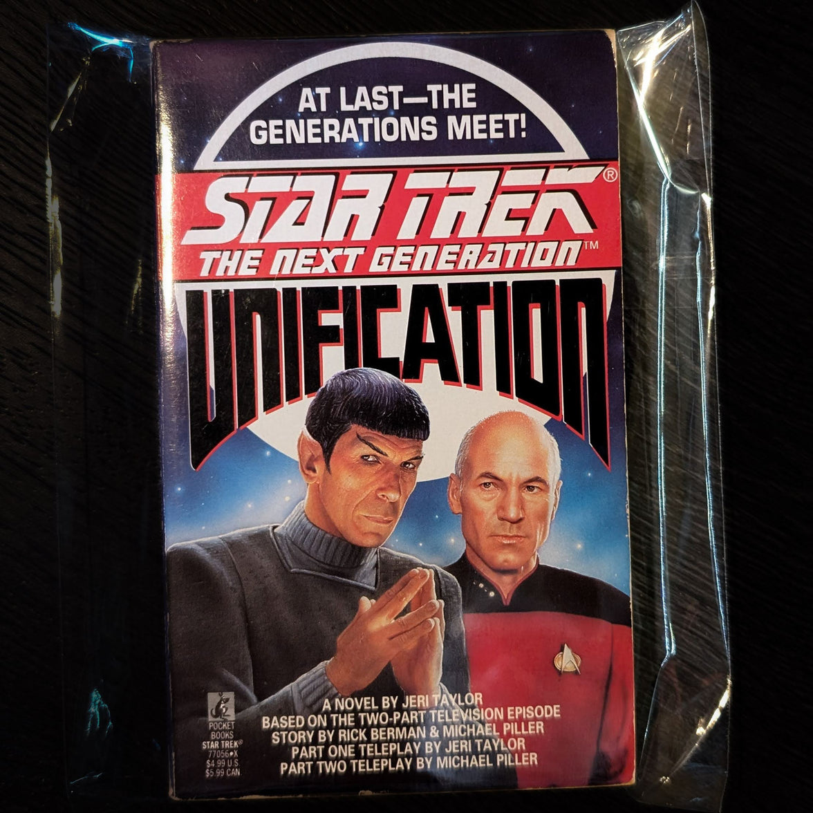 Unification: Star Trek The Next Generation Paperback Book image 0