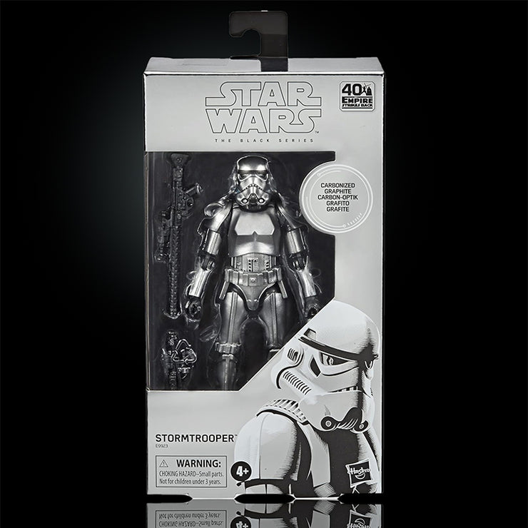 Carbon 2nd Metallic Stormtrooper Action Figure Star Wars 1:12 Scale image 0