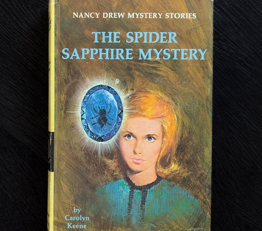 45 The Spider Sapphire Mystery Nancy Drew Mystery Books -1968 image 0