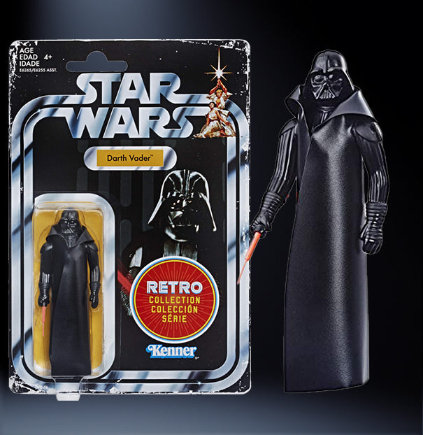 Darth Vader Star Wars Retro Collection Action Figure 1:18 Scale ANH image 0