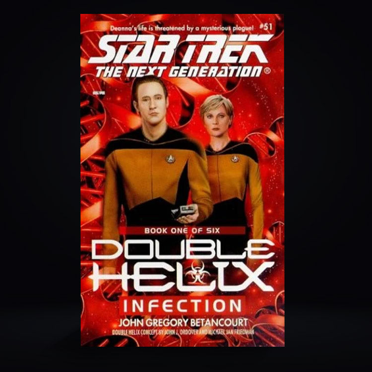 51 Infection (Double Helix, Book 1) Star Trek The Next Generation Paperback Book image 0