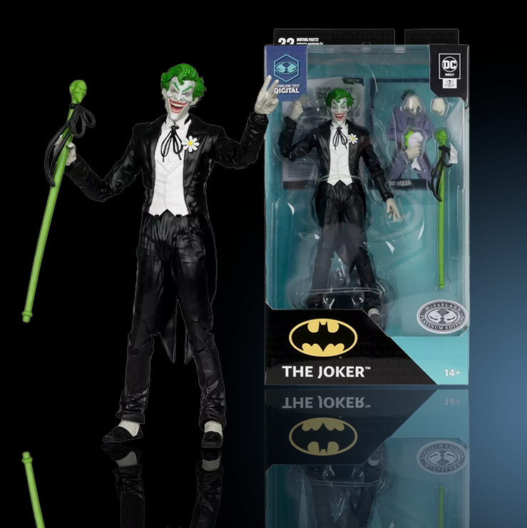 The Joker Platinum  DC Direct 7" Action Figure McFarlane Toys image 0