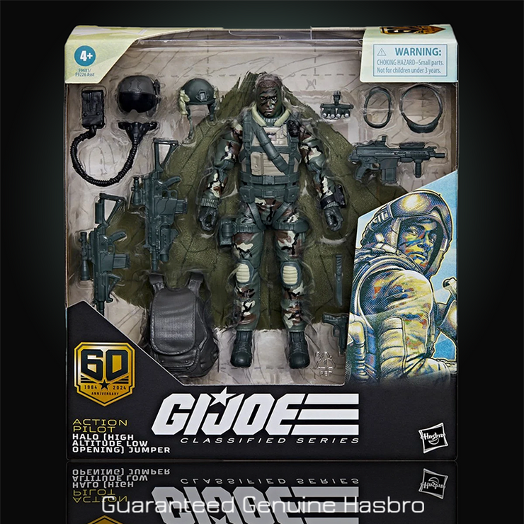 HALO Jumper Action Figure GI Joe Classified Series 6in.  60th Ann. image 0