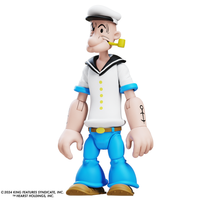 Boss Fight Studio Llc Popeye first appearance figure wearing white sailor shirt blue pants with pipe and hat in standing pose