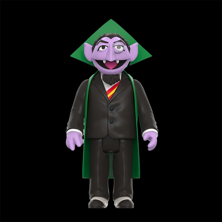 Count von Count Sesame Street Action Figure 3 3/4 Super 7 NIB image 1