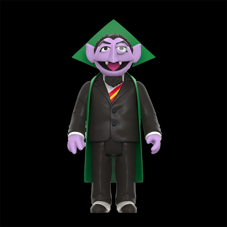 Count von Count Sesame Street Action Figure 3 3/4 Super 7 NIB image 1